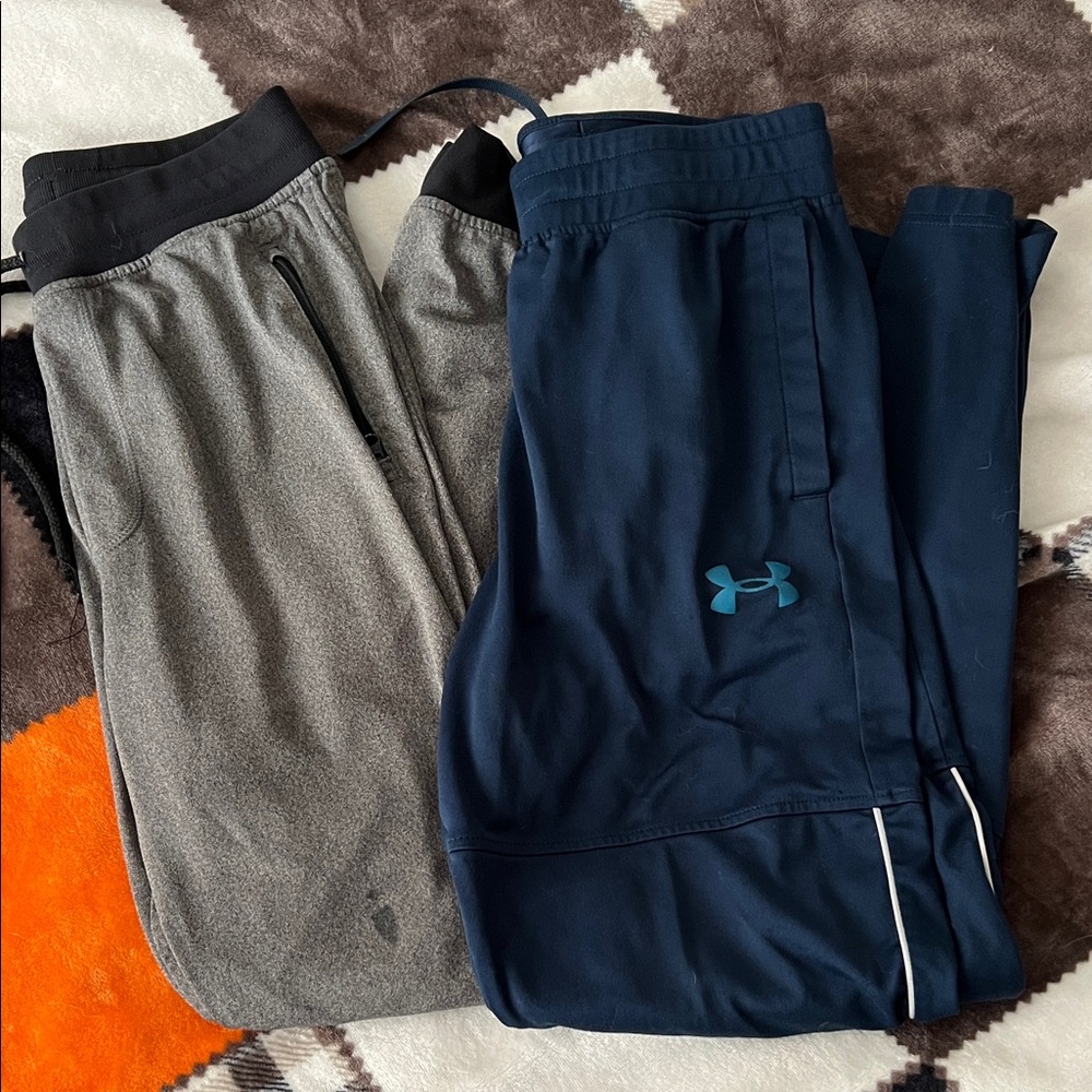 Under Armour men’s Blue and Gray Joggers